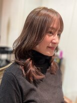 マイティ バイ エイチ(mighty by H)&nbsp;レイヤーカット×くすみベージュ