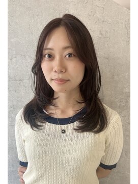 トリムバイエンヴィ(tlim by ENVY) ワンカールで決まるミディアムレイヤー/朝の時間も楽^_^