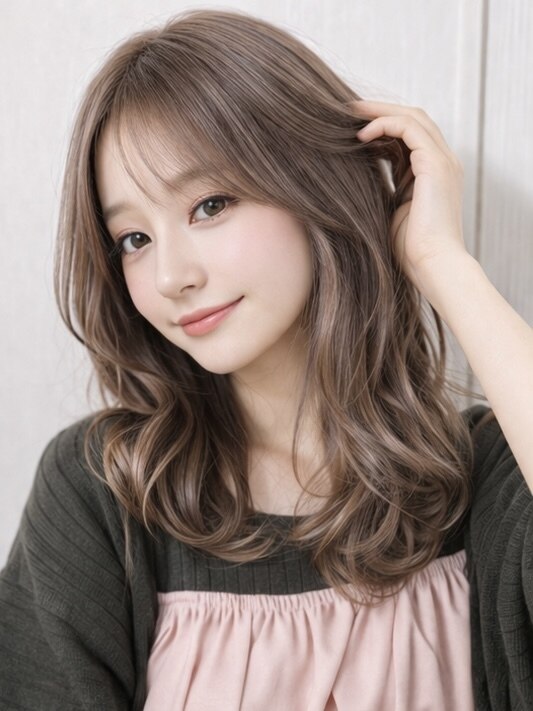 2026年夏】ブリーチなしミルクティーベージュの髪型・ヘアアレンジ