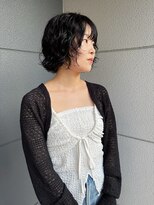 ヘアーアイストゥーレ(HAIR ICI TRE)&nbsp;ボブ　ボブパーマ　レイヤーボブ　ニュアンスパーマ　春ヘア