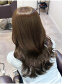 ブリーチなしで透明感オリーブ