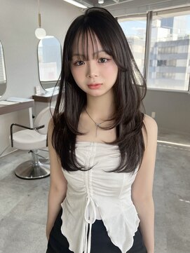 ボタン ハカタ(VOTAN hakata) ナチュラル韓国ヘア☆シースルーバング×レイヤーカット