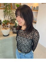 ウォーク(WALK) ミディアムレイヤー×暗めレッドブラウン