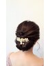 ヘアセット+メイク ◎すべてのヘアセットとフルメイク 70～80分　8,400円
