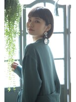 ヘアードレッシングショップ サロ(Hair Dressing Shop Salo) 【Salo武庫之荘】抜け感ミニボブ#30代#40代#50代