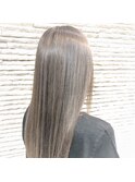 ハイライト×グレージュ