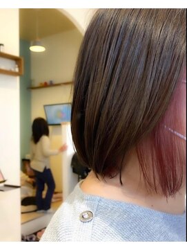 エン(enn) 【enn】インナーカラー×ぴんく