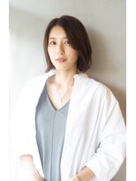 ヘアサロン アンフェール(Hair Salon Amfaire) 【Amfaire】外ハネぱつっとボブ