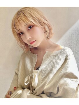 ジーシーエイト ヘアー(GC8 hair) ハイトーンボブ