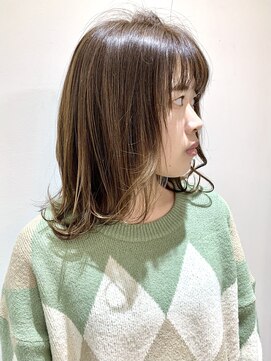 フォーク FOLK 【FOLK】透明感カラー☆ブリーチなしでトーンアップ♪