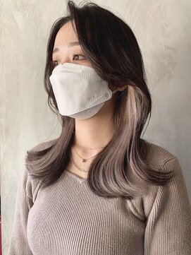 サクラ オモテサンドウ(SAKURA) くびれヘア  ミルクティーベージュ カルーアベージュ　表参道