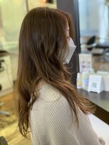 フレンズ 環状通東店(friend's)&nbsp;ブリーチなしのアッシュベージュ　透明感　アッシュ　　2