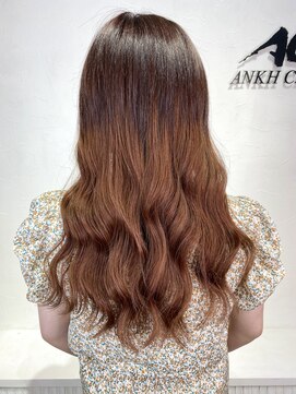 アンク クロス 池袋北口店(ANKHCROSS) 《アンククロスYUKI》韓国風オレンジグラデーション