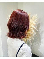 サルファ ヘアデザイン 名古屋 丸の内(S.ALPHA HAIR DESIGN)&nbsp;バイオレット×レッド
