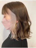 外カラーハネボブセクションカラーペールベージュグラデーション