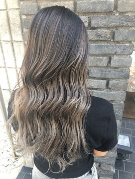 オックスクリエーション OX CREATION 桃山 ナチュラルバレイヤージュ