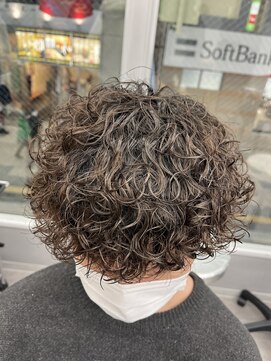 オムデュー(HOMME DEUX) 【YUKI】波巻きパーマ