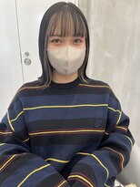 ロンドルーチェ 心斎橋(Lond luce)&nbsp;ダークアッシュ/ミディアムレイヤーカット［髪質改善/縮毛矯正］