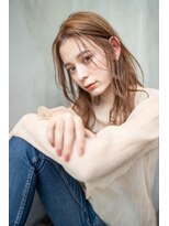 ケアリー 成増(Carelly)&nbsp;大人かわいい前髪セシルカットココアブラウンフリンジウェーブ