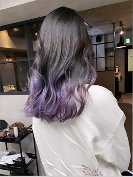 サニー 渋谷(SUNNY) バレイヤージュ、ハイライト、グレージュ、ショコラアッシュ