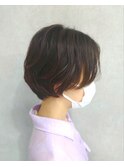 20代30代40代大人可愛い小顔ハンサムショートくせ毛風パーマ
