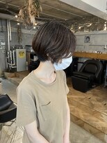 ウィークエンド(WEEKEND)&nbsp;くびれショート×寒色カラー