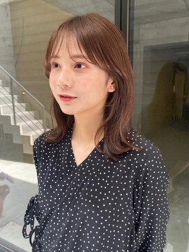 ガーデンヨコハマエスト(GARDEN YOKOHAMA est) くびれヘア ツヤベージュ レイヤーカット イメチェン