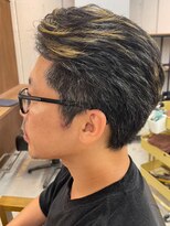 リッチ 菊名店(Rich)&nbsp;メンズカット　メンズヘアセット　白髪ぼかし　40代50代