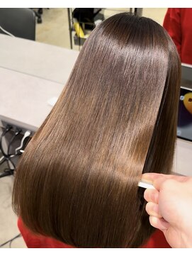 キュア 表参道(CURE) 黒髪/グレージュカラー/ココアベージュ/ヘルシーロング/表参道