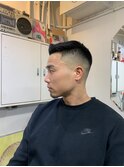ハイライトマッシュパーマウルフアッシュブラック