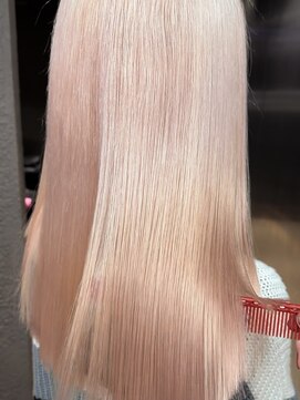 ペレ 栄店(PELE) 切りっぱなしボブ/エアリーロング/美髪/ピンクブラウン/栄