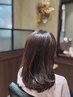 紫外線ケア♪カット+白髪染め+50gホームケア付きトリートメント￥10000