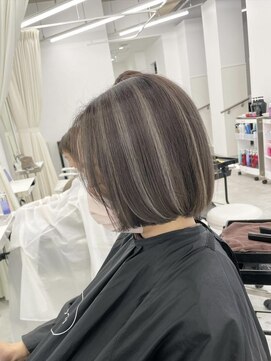 ブラウン(Brown) 似合わせカットハイライトカラー/藤沢