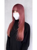 ピンクカラー_ケアブリーチ_ピンクベージュ