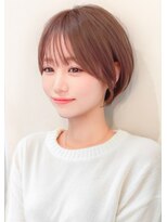 ルエ(rue) ナチュラルボブ前髪ありイメチェン20代30代40代50代ショートボブ