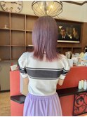 【ブリーチあり】ピンクラベンダーカラー