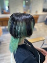 美容室 アルテモーダ クラゲカット×特殊カラー