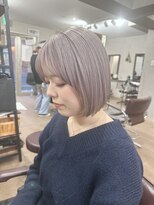 アルレン(Allen)&nbsp;ホワイトベージュ【切りっぱなしボブ/宇都宮/ブリーチ】