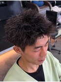 ツイストスパイラルパーマツイストパーマメンズマッシュパーマ