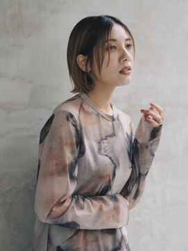 ルームヘア 曙橋店(Room hair) ボブ/グレージュ/大人女性/レイヤー/ショート[曙橋]