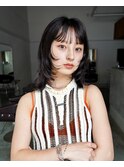 ラベンダーブラウン☆ミディアムレイヤー