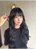 【Lolonois野田阪神】ブルーブラック×レイヤーカット
