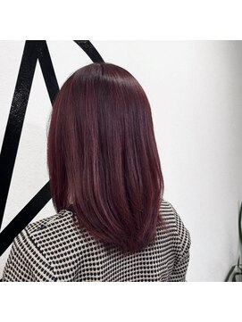 アルケム 学芸大学(AlChem) 【Hana指名】ハイライトの入ったピンクブラウン[ハイトーン]