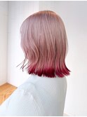 ボブショートハイトーンミルクティーブリーチ_ba516762