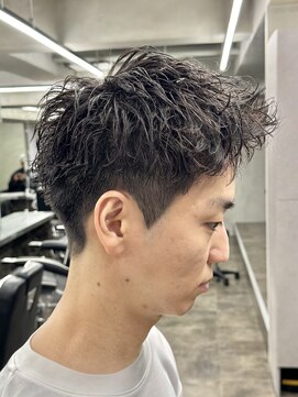 ニコ トウキョウ ロジック(nico TOKYO Logic) 刈り上げアップバングスパイキーショートパーマスパイラルパーマ