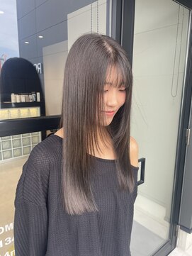 ルーミー(ROOMY) ブリーチ無しグレージュ　顔周りレイヤー