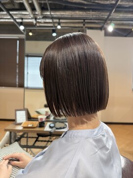 ラフィネ 成増店(raffine) 【 raffine 君島 】グレージュカラー×ボブ/髪質改善/成増
