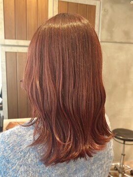 ヘアリゾート粋 新宿三丁目本店 艶色/オレンジブラウン/レイヤーカット/外はね