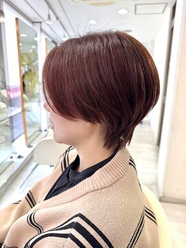 お手入れ簡単乾かすだけのハンサムショート