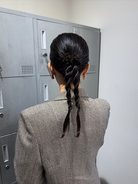 タイトねじりアレンジ